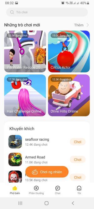 <p>Bạn sẽ thấy ngay danh sách gợi ý Trò chơi cùng những tựa game mới liên tục được cập nhật mỗi ngày.</p>