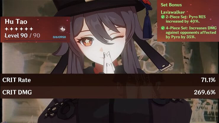 Hu Tao trong Genshin Impact