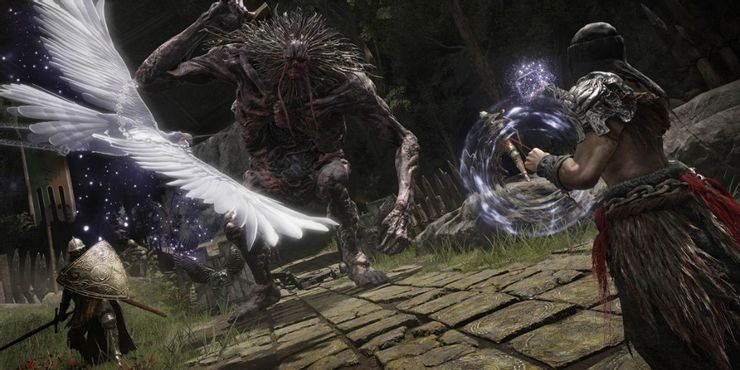 Một trận chiến trong Elden Ring