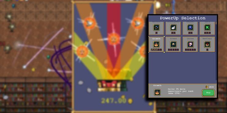 Growth trong Vampire Survivors