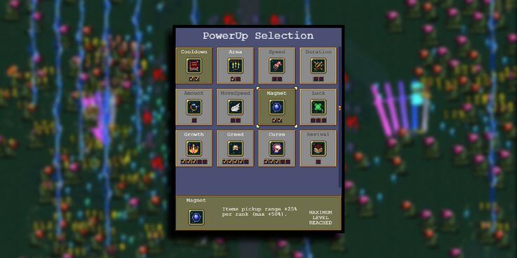 Magnet trong Vampire Survivors