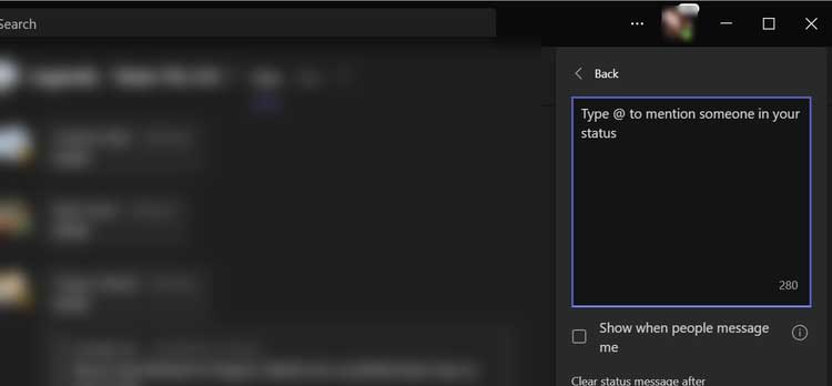 Schedule out of office