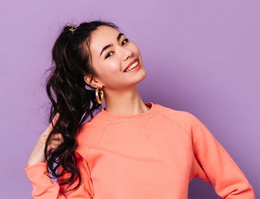 Kiểu tóc con gái cột đuôi gà