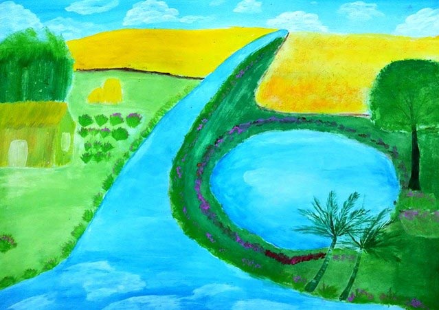 Tranh vẽ Vì một hành tinh xanh 2022