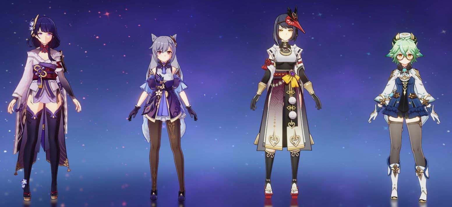 Cách build team Raiden Shogun toàn nhân vật hệ điện