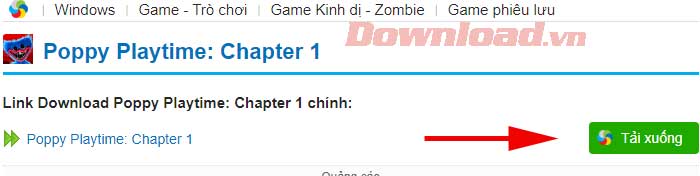 <p>2. Click <strong>Tải xuống</strong>.</p>
