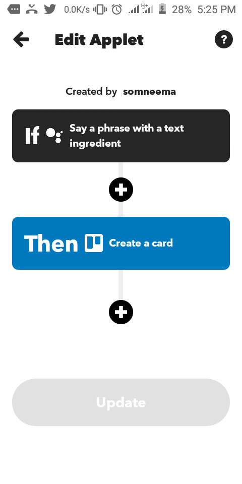 App IFTTT