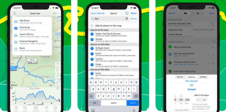 App bản đồ trên mobile
