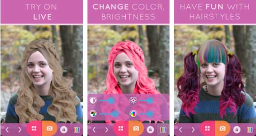 App để biết mình hợp với kiểu tóc nào