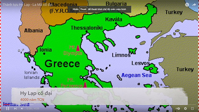 Thành tựu văn minh Hi Lạp cổ đại.