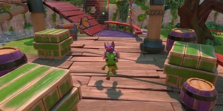 Yooka-Laylee khá giống Kirby And The Forgotten Land