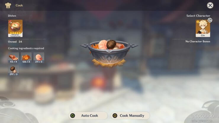 Tiên nhảy tường là món ăn đắt nhất trong Genshin Impact