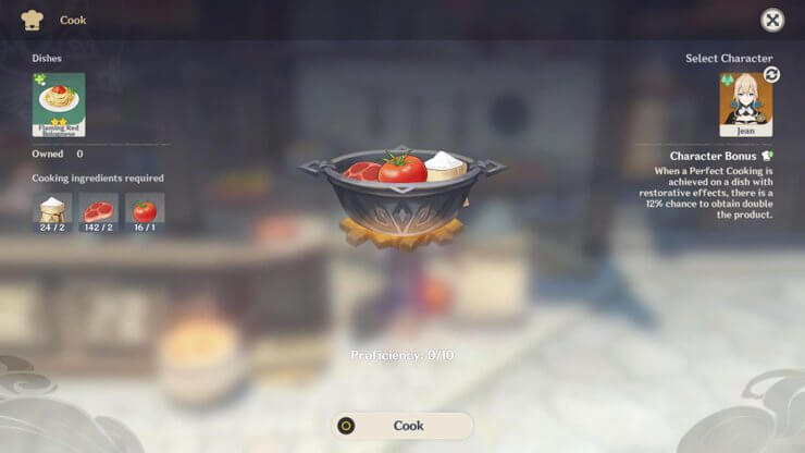 Mỳ sốt là món ăn có cách làm đơn giản nhất trong Genshin Impact