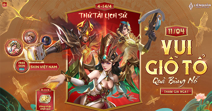 Liên Quân Mobile: Đáp án và hướng dẫn tham gia sự kiện Vui Giỗ Tổ