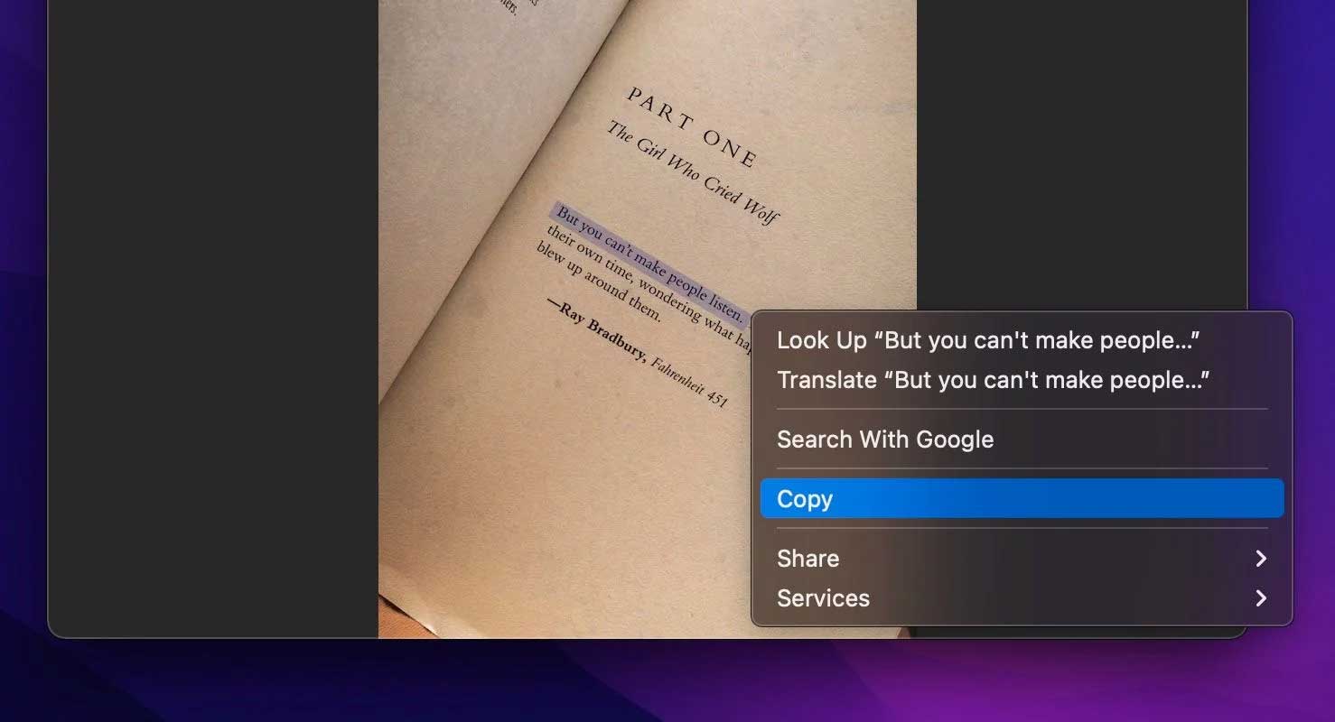 Live Text cản trở trải nghiệm người dùng