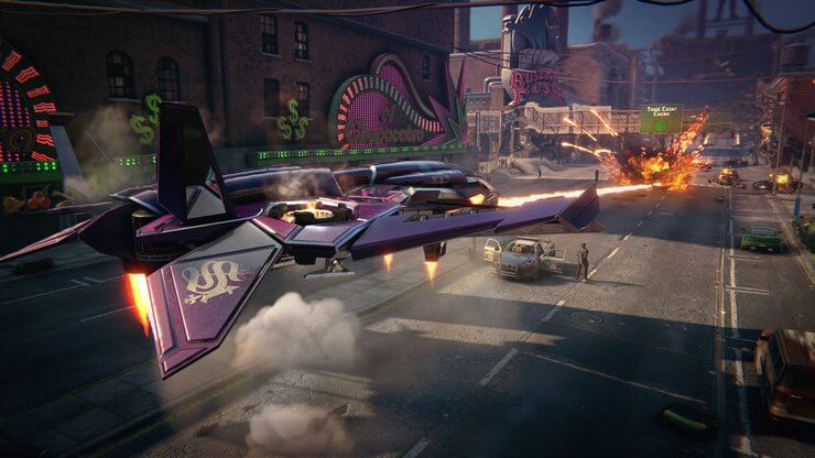 Saint Row: The Third có đồ họa bắt mắt