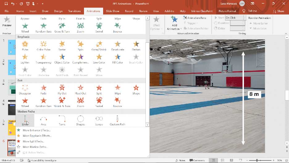 Hiệu ứng Motion Path