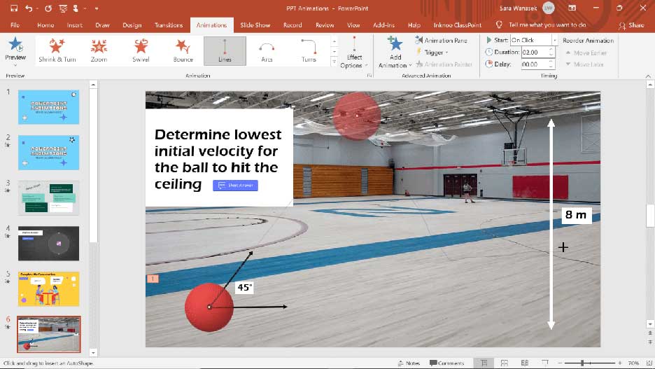 Thêm hiệu ứng Custom Path