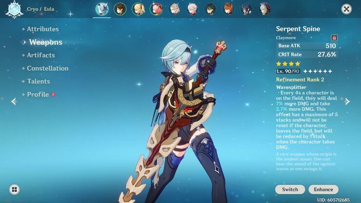 Li cốt rất linh hoạt khi chiến đấu trong Genshin Impact