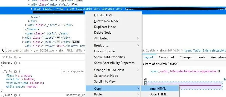 Sao chép các nhân tố bên trong HTML