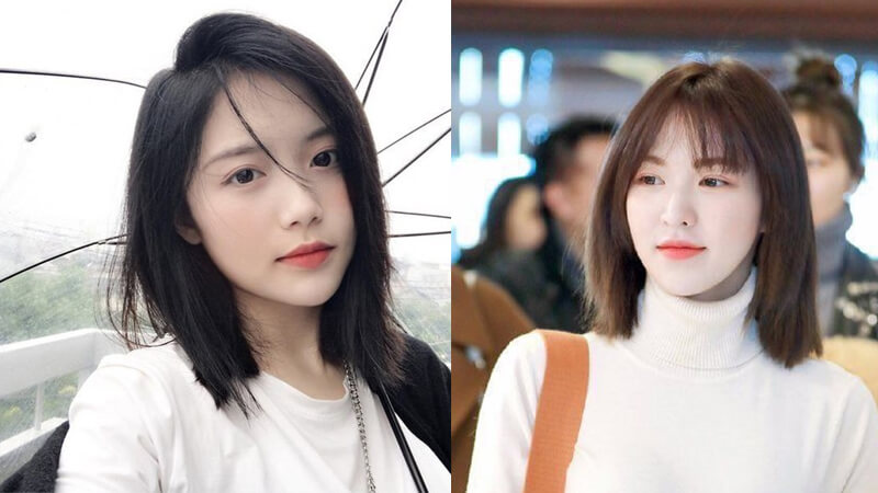 Kiểu tóc layer thẳng