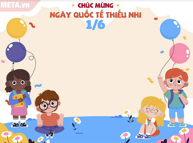 Tải thiệp chúc mừng Ngày 1/6