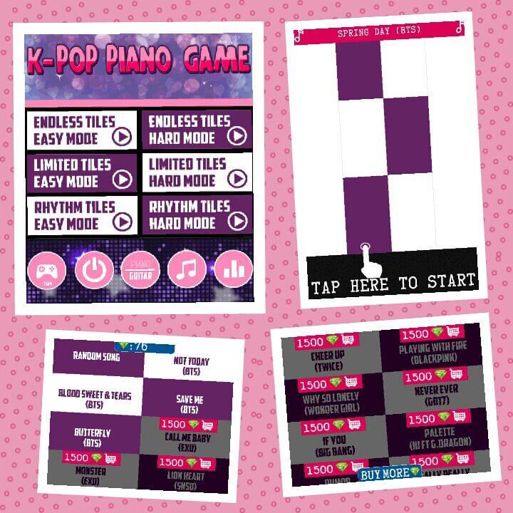 Kpop Piano Game: Color Tiles