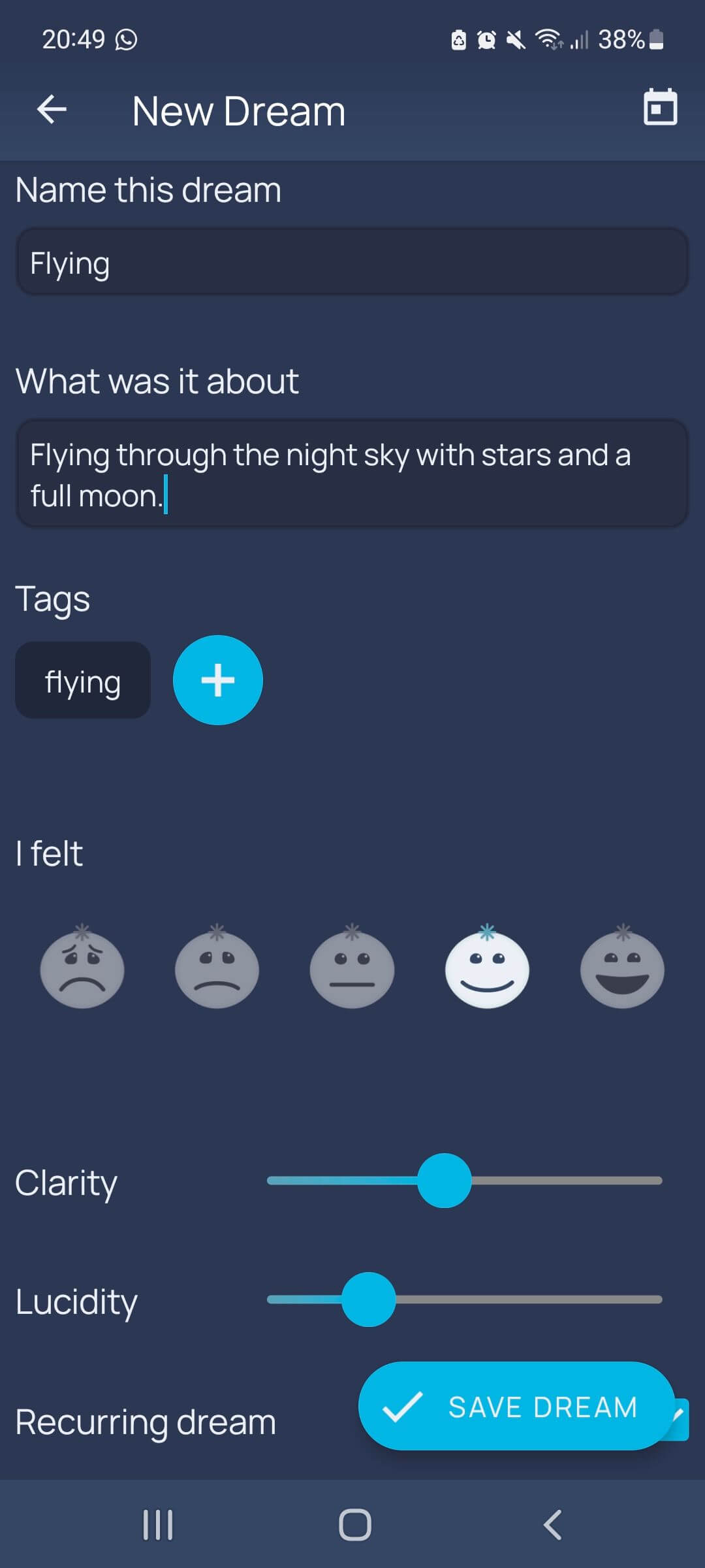 Ứng dụng Dream Catcher