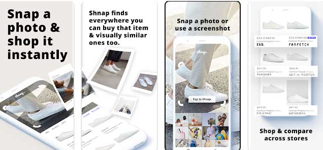 App tìm quần áo bằng hình ảnh