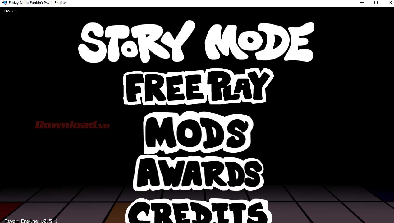 Tùy chọn trong mod FNF