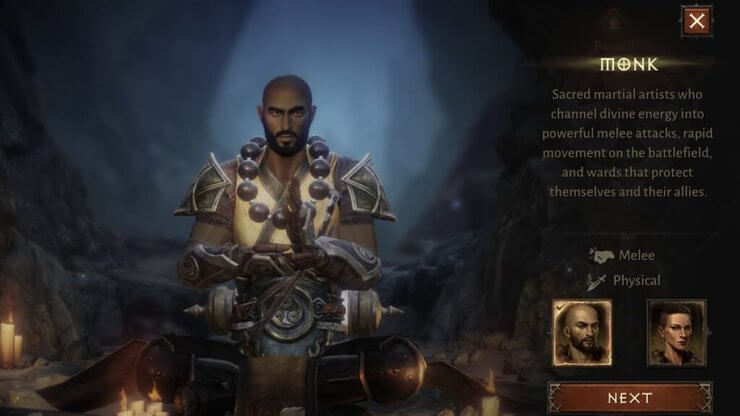 Monk cần kết hợp kỹ năng để phát huy sức mạnh khi chiến đấu