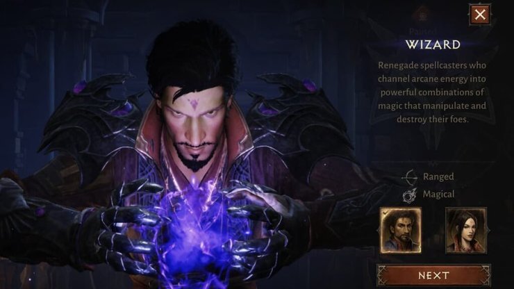 Wizard là nhân vật yếu nhất trong Diablo Immortal