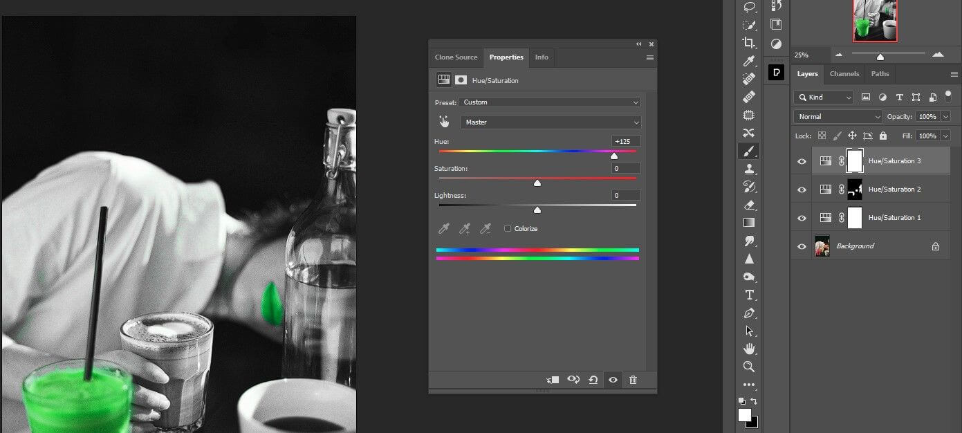 Chuyển ảnh sang đen trắng bằng Photoshop 9