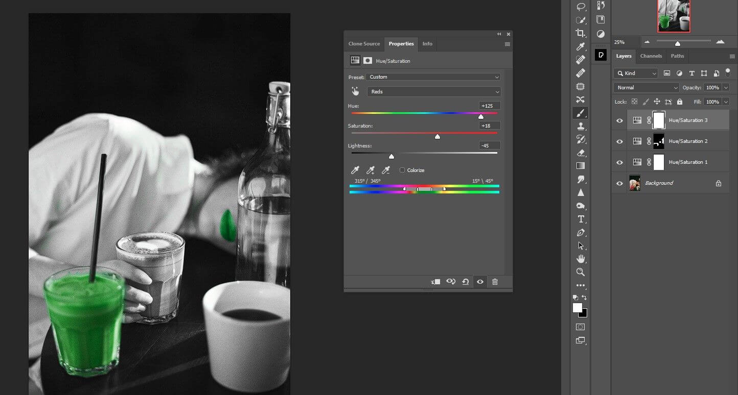 Chuyển ảnh sang đen trắng bằng Photoshop 11