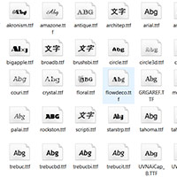 Bộ Font Unicode đầy đủ