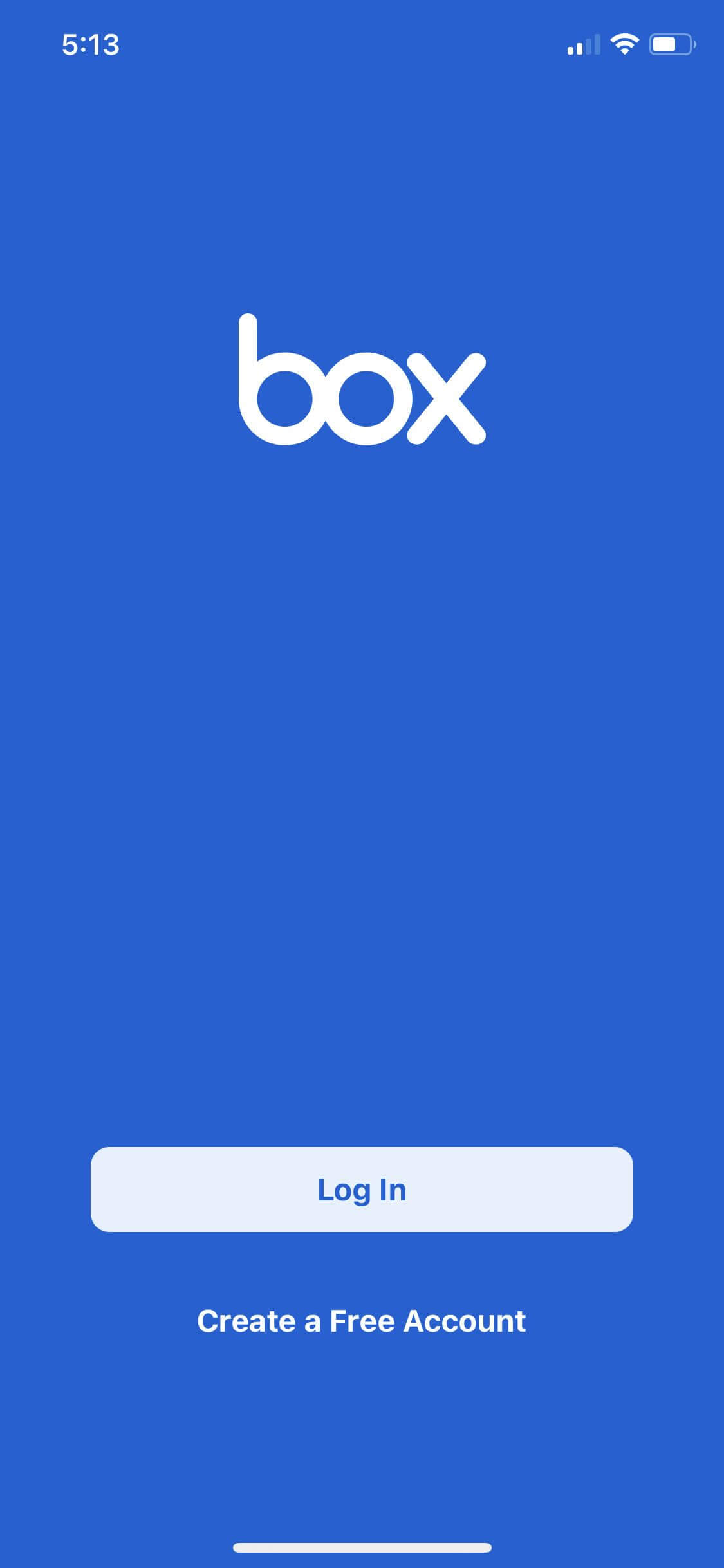 Cửa sổ app Box