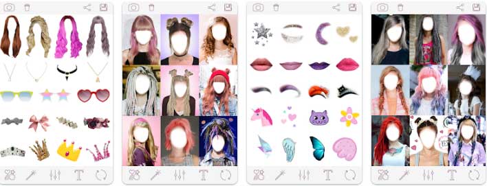 App xem kiểu tóc hợp với khuôn mặt chất lượng trên Android