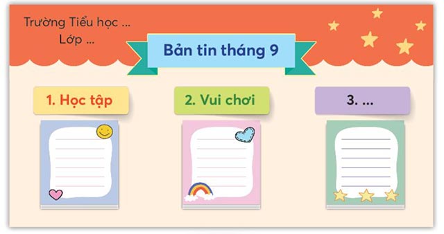  Viết bản tin tháng 9 