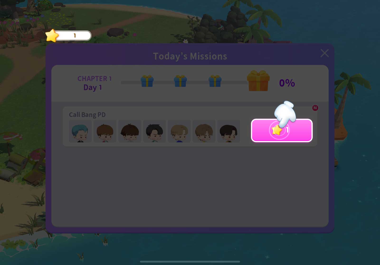 Giao diện BTS Island: In the SEOM