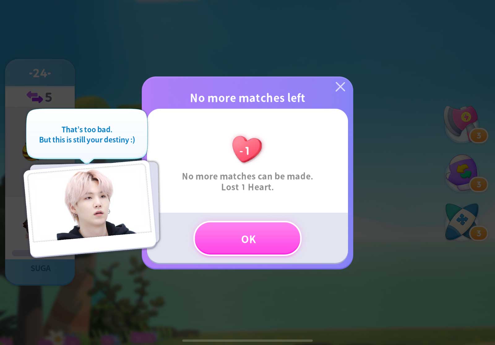 Thu thập nhiều tim trong BTS Island: In the SEOM