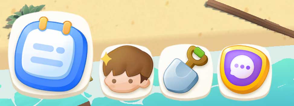 Icon thêm bạn trong BTS Island