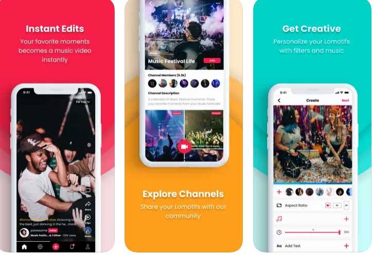 App giống TikTok Lomotif