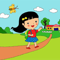 Soạn bài Con đường của bé (trang 124)