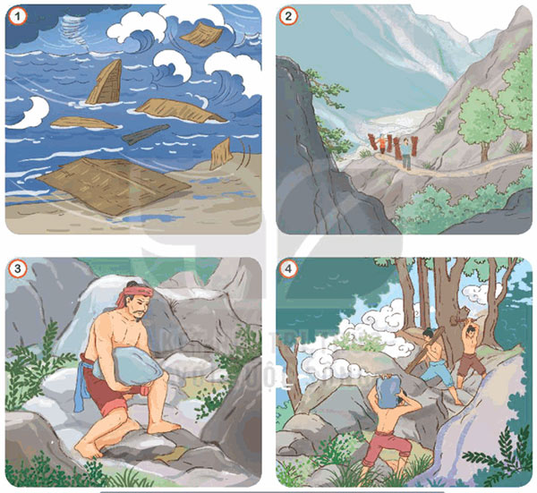 Những bậc đá chạm mây