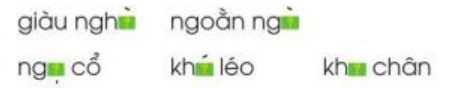 Chọn vần