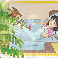 Soạn bài Chú sẻ và bông hoa bằng lăng trang 104