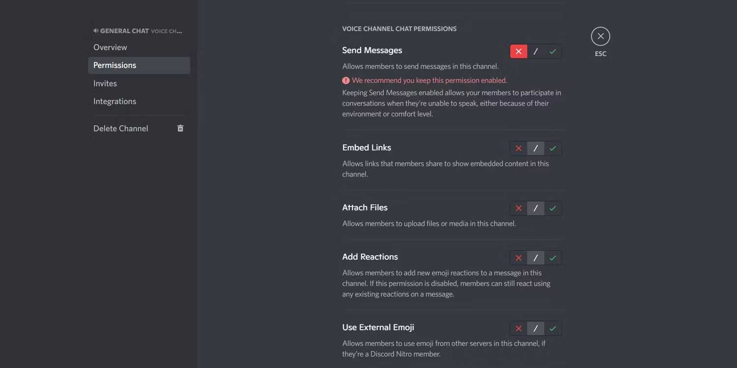 Phân quyền trên Discord