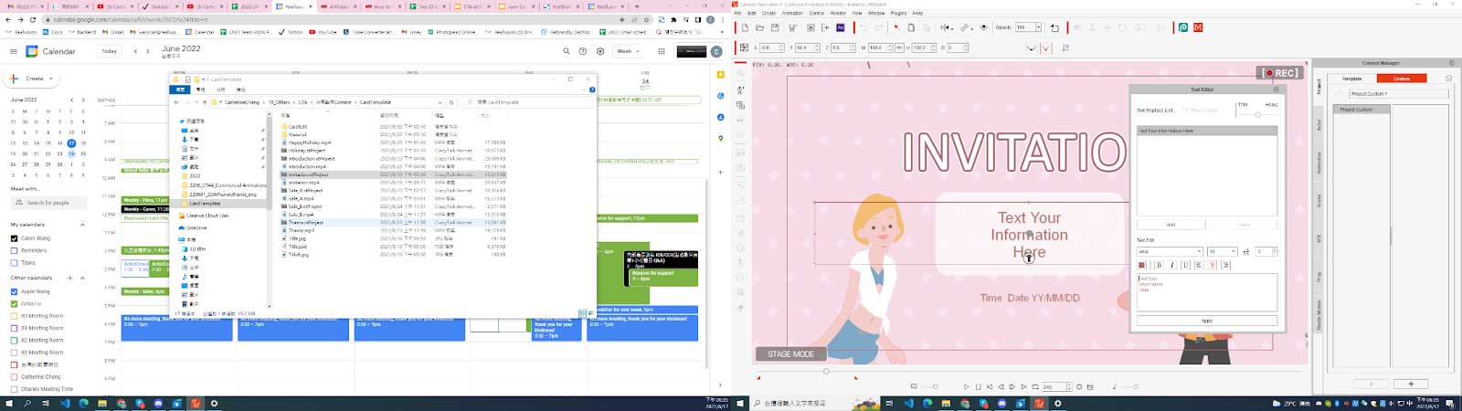 Cá nhân hóa thiệp điện tử bằng Cartoon Animator