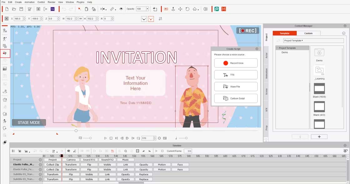 Làm nhân vật trò chuyện
