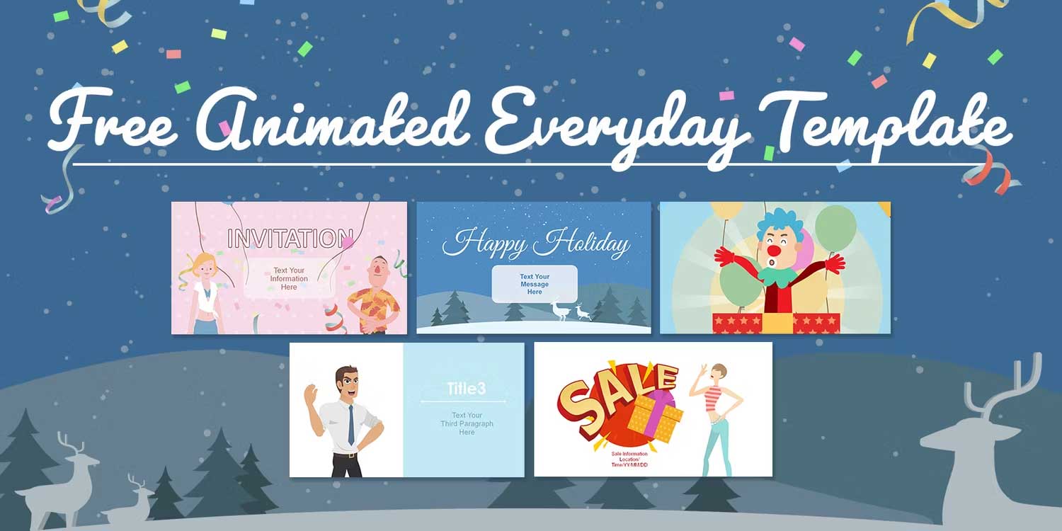 Cartoon Animator có mẫu miễn phí mỗi ngày